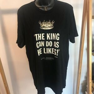 Game of Thrones “THE KING MAY DO AS HE LIKES” Size L